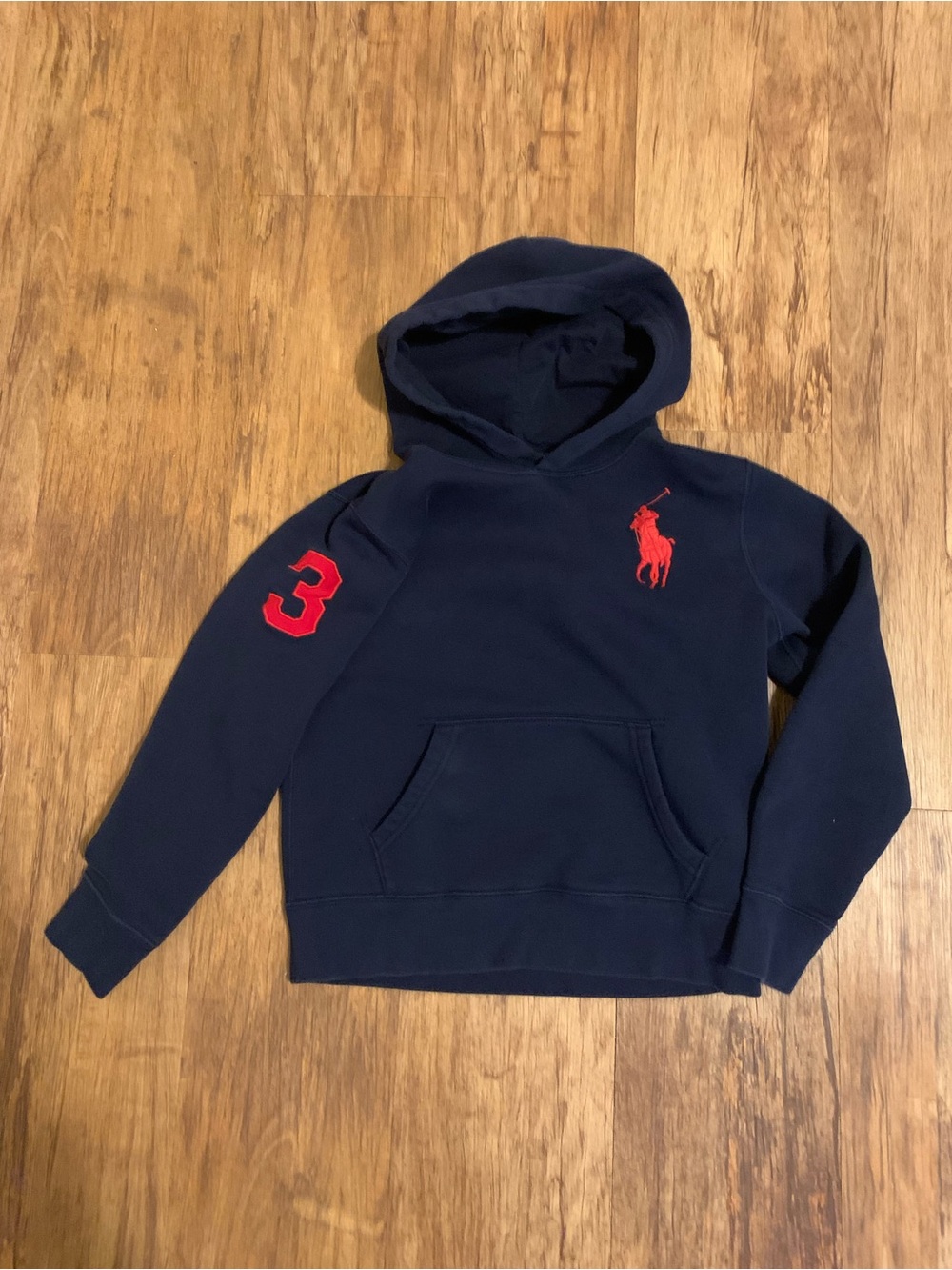 Polo Ralph Lauren Kids M (10-12) Big Red Pony Logo Pullover Hoodie